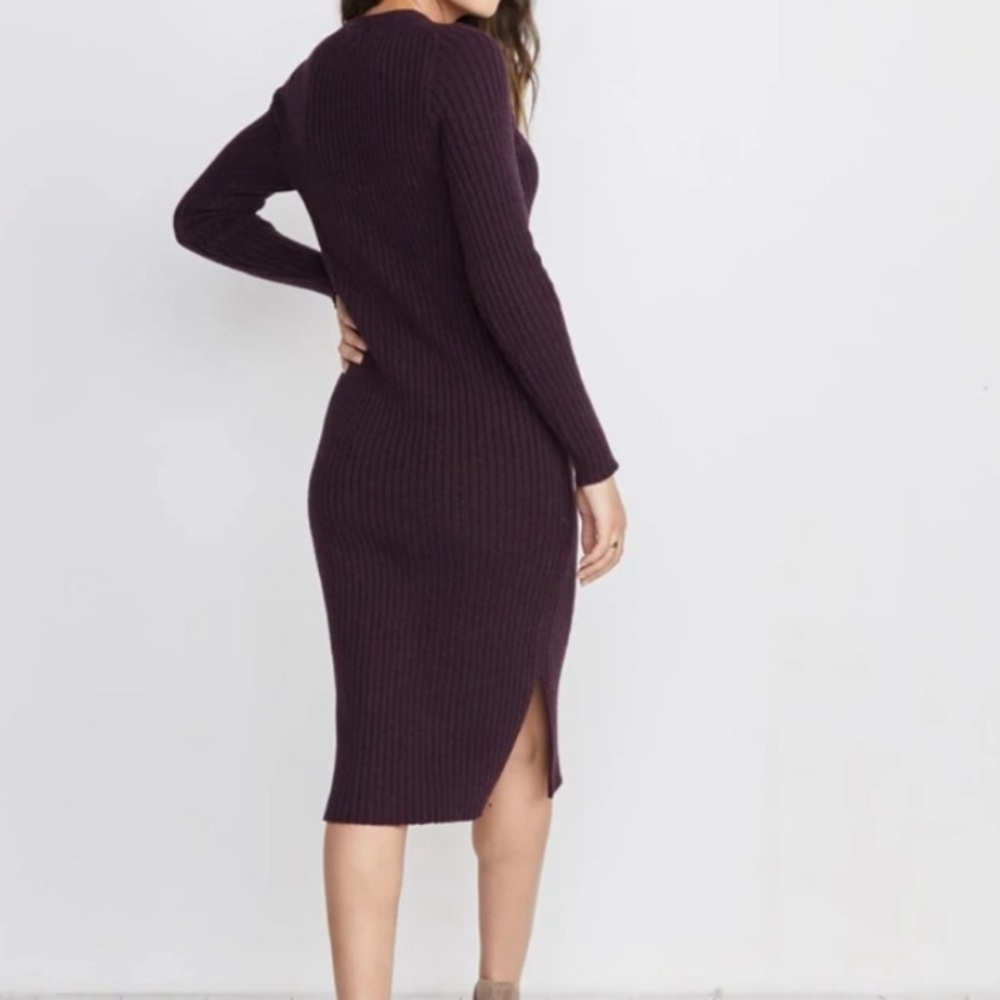 Marine Layer Marnie Purple Knit Dress